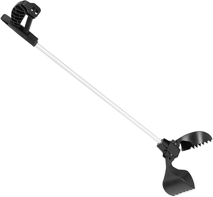Metal Pooper Scooper Pooper 75×13×9 Balck Dog Poop Scoop Dirt Picker Dog Waste Easy Pickup Tool with Handle