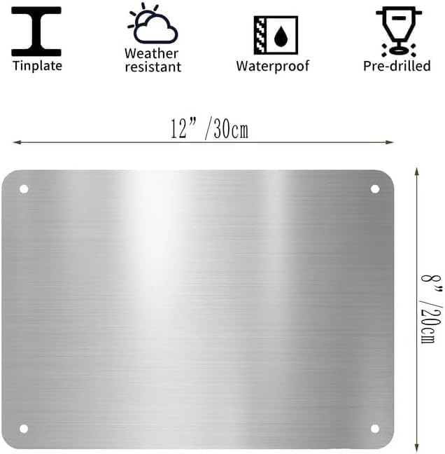 8x12 Inch Aluminum Metal Tin Sign, pet waste station notice stating legal obligations, wall and road plaque for yards and business areas