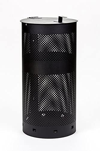 Zero Waste USA - Sentry® SINGLpul® Dog Waste Station - Matte Black | Includes 400 SINGLpul® header bags, 25 can liners, rust-proof aluminum station & 10-year warranty