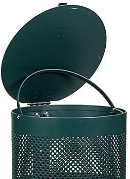 Standard Dog Waste Station / Tie_Handle Roll Bags (Matte Green)