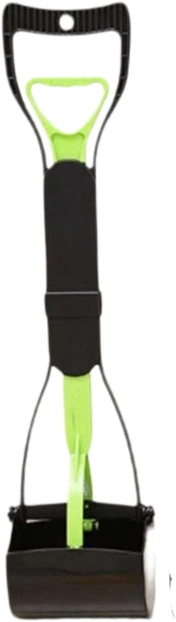 Stop Bending Over: Ergonomic Dog Scooper Pooper with Strong Bite Force, Easy Pick Up Pooper Scooper Tool for Lawn and Gravel, Assorted Sizes (Large, 23.2in Green)