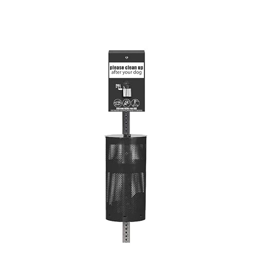 Standard Low Profile Dog Waste Station/ONEpul® Header Bag System (Matte Black)