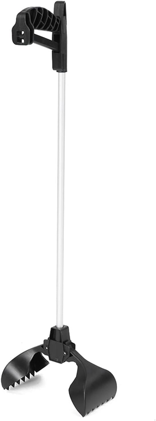 Metal Pooper Scooper Pooper 75×13×9 Balck Dog Poop Scoop Dirt Picker Dog Waste Easy Pickup Tool with Handle