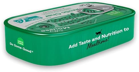 Open Farm, Canned Cat Food Topper, Silky Mousse Made with 95% Responsibly Sourced Icelandic Fish, Grain & Legume Free, Arctic Char Recipe, 3.17oz Cans (Pack of 17)