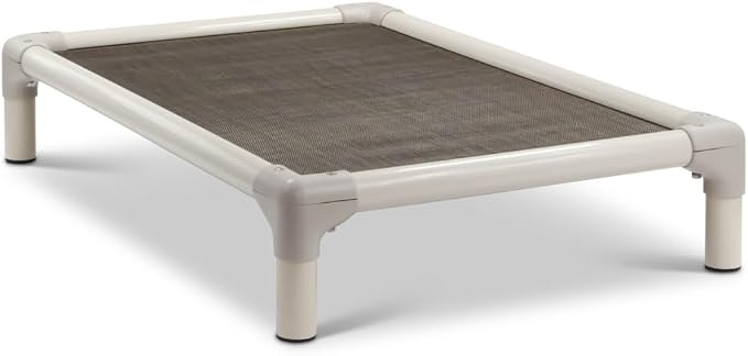 Kuranda Chewproof Elevated Dog Bed – 30" x 20" - Sunsure Textilene - Sierra