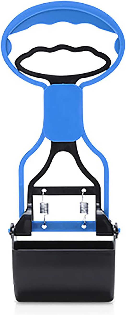 Pet Pooper Scooper for Dogs Cats | Non-Breakable High Strength Material, Durable Spring, Easy Pick Up Grass Gravel, Jaw Claw Rake, For Kids Children Women Men