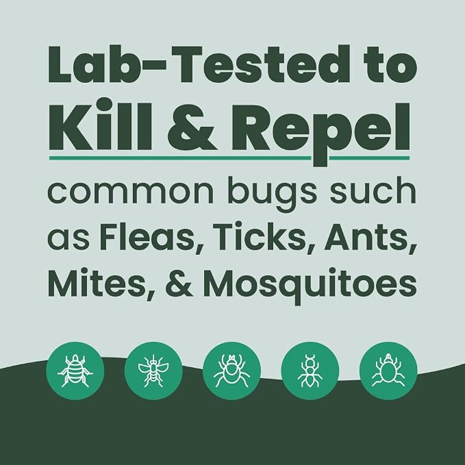 Cedarcide Outdoor Bug Spray | Kills & Repels Mosquitoes, Ticks, Fleas, Mites & More with Natural Essential Oils | Family & Pet-Safe | PCO Choice | Gallon | Kills & Repels Mosquitos, Ants, Mites, Chiggers, & Aphids