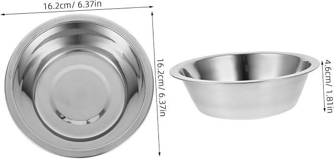 Stainless Steel Wall Bowl Elevated Pet Feeder for Outdoor Use Large Dog Bowls Easy Access