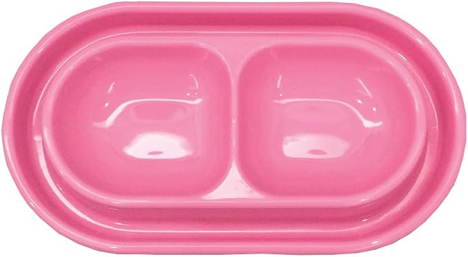 Cat Kitten Dish Dog Puppy Feeder Pet Bowl 3 Colors New Pink | Ant Proof Food Bowl, No Spill Dish, Outdoor Feeding, Deep Wide Water Moat, Ants Barrier Blocks Insects, Lightweight Plastic