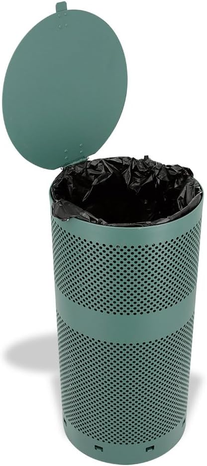 ZERO WASTE USA - Dispense-Art™ Low Profile Dog Waste Station - Dog Park | UV-printed aluminum low-profile station with 400 bags, 25 liners, 25% larger dispenser, rust-proof commercial design