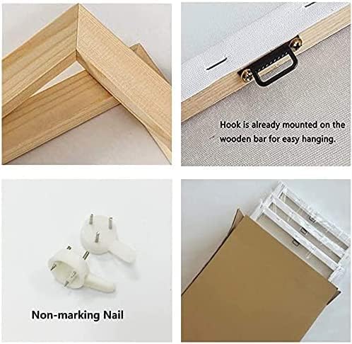 Yxbhhym-Canvas Zen Décor Black and White Beach Wall Art Ocean Poste Seascape Picture Print Sunset Scenery Painting Artwork for Living Room Wall Decor Bedroom Bathroom Wall Home Decorations Framed