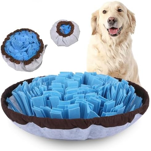 PET ARENA Adjustable Snuffle Mat Puzzle Feeder Toy for Dogs | Promotes healthy eating habits, reduces boredom, brain exercise, and provides engaging activity for pets indoors or outdoors