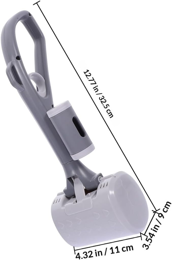 Abaodam Heavy Duty Dog Pooper Scooper with Handle Portable Yard Poop Scoop for Large Dogs Sturdy Pet Waste Picker