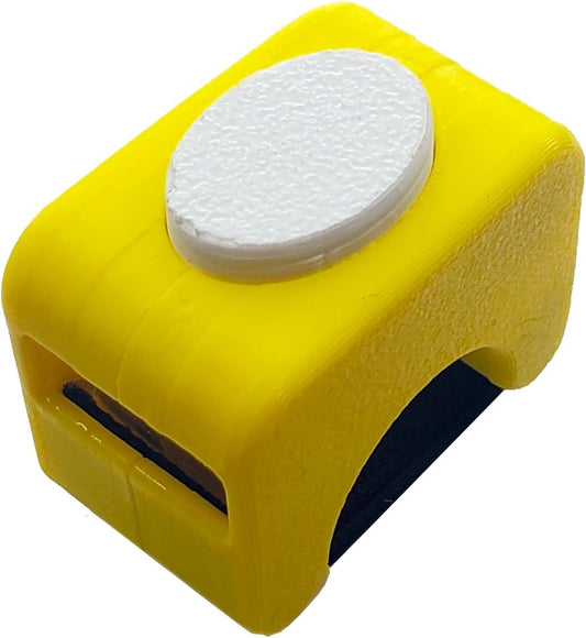 Flex Clicker Hands-Free Training Ring | Finger Clicker for Dog Obedience | Puppy Behavior Tool | Animal Trainer for Birds & Horses | Discipline & Behavior Aid | Easy-to-Use Teaching Device | Yellow