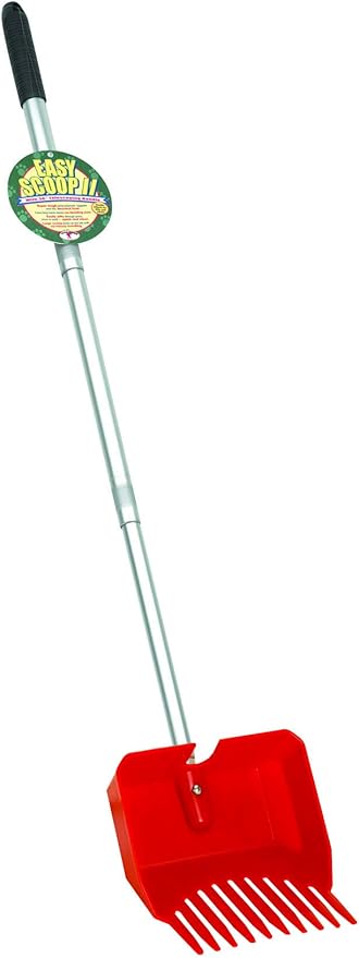 Pet Lodge® Pet Poop Scooper | Tough & Durable Basket | Special Angles Lines for Easy Scoop | Dog Poop Scoop | Extending Handle