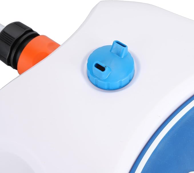 Generic Outdoor Activated Dog Water Fountain with Hose for Large Pets Durable Plastic Blue 26.5x21x8cm