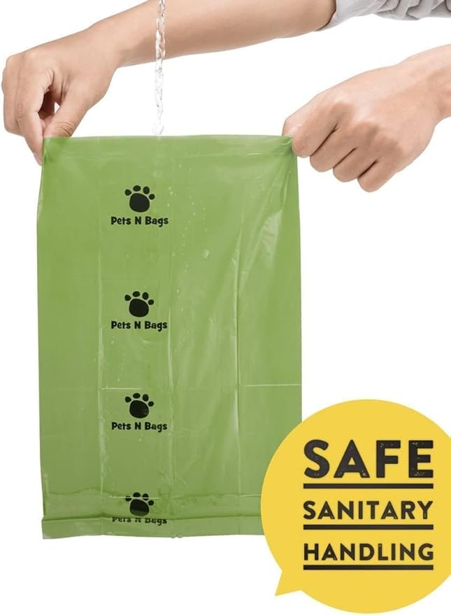 Pets N Bags Dog Poop Bags, Dog Waste Bags Unscented Refill Rolls