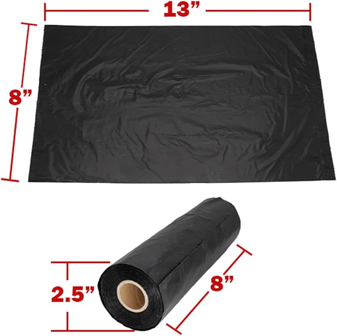 Zero Waste USA - Aluminum Roll Bag Dog Waste Dispenser, Matte Black | Rust-proof aluminum roll bag dispenser for 8" x 13" bags, includes 400 bags, locking door, 25% more storage capacity