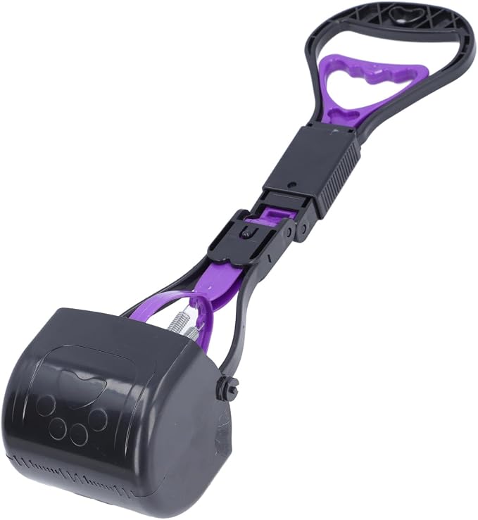 Dog Pooper Scooper with Long Handle, Dog Poop Scooper Multifunctional Portable Dog Poop Pick Up Tool Ergonomic Poop Scoop Dog Accessories for Pet Supply