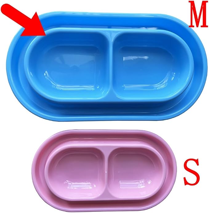 Ant Proof Cat Dish 32 Oz Pet Food Water Bowl for Dogs Cats Grey, M | Ant Proof Food Bowl, No Spill Dish, Outdoor Feeding, Deep Wide Water Moat, Ants Barrier Blocks Insects, Lightweight Plastic