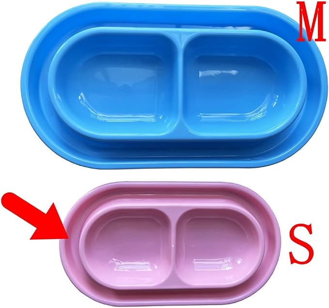 Cat Kitten Dish Dog Puppy Feeder Pet Bowl 3 Colors New Pink | Ant Proof Food Bowl, No Spill Dish, Outdoor Feeding, Deep Wide Water Moat, Ants Barrier Blocks Insects, Lightweight Plastic