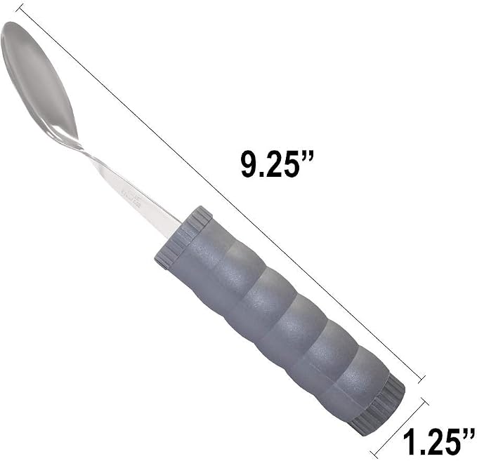 Rehabilitation Advantage Adjustable Weighted Tablespoon with Washer Center (Pack of 2)