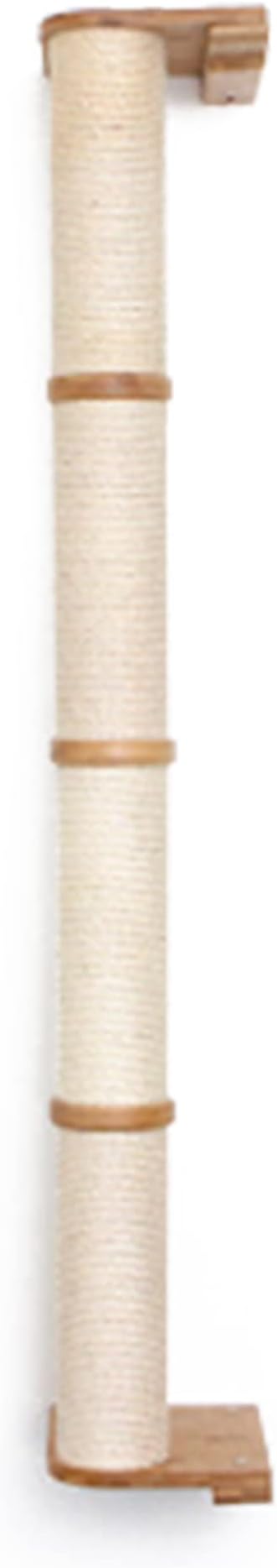 Catastrophic Creations Cat Scratching Post – 4-Tier Cat Wall Scratcher – Durable Bamboo & Sisal Cat Scratcher Post – Hand-Crafted Cat Scratching Posts for Indoor Cats – Modern Cat Furniture-