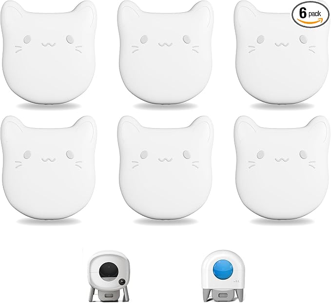 6 PCS Litter Box Deodorizer Compatible with Cumrige Self Cleaning Litter Box, Litter Box Odor Eliminator Compatible with Fumoi Automatic Cat Litter Box,Cat Litter Odor Control Remover, Camellia Scent