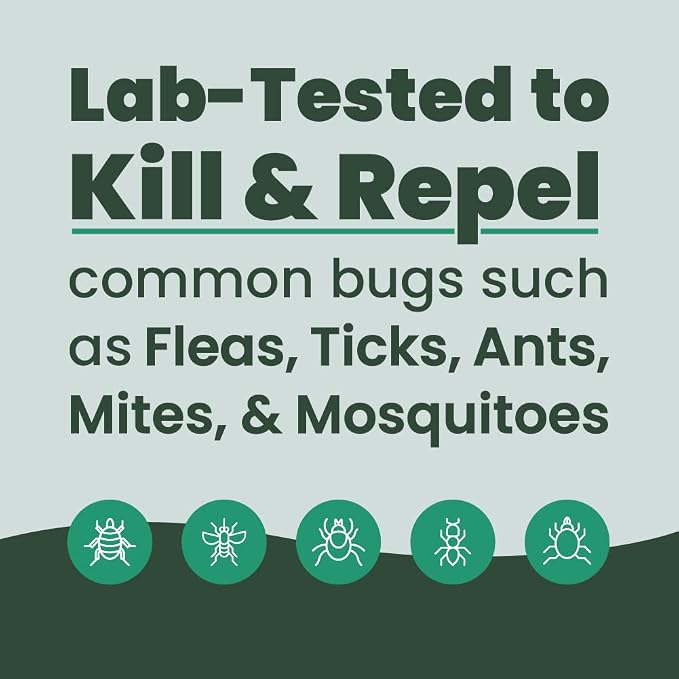 Cedarcide All-Purpose Bug Spray | Kill and Control Mosquitos, Fleas, Ticks, Ants | Made with Natural Essential Oils | Use on People, Pets & Kids (Lemongrass, Pint (16 Oz.))