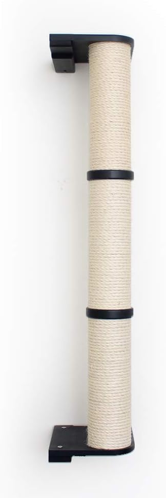 CatastrophiCreations 3-Tier Sisal Climbing Pole, Onyx Bamboo, one Size
