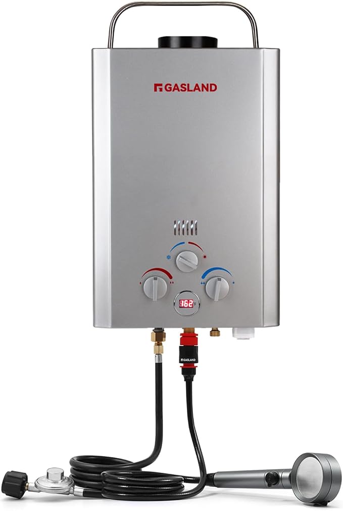 Gasland BE158S 1.58GPM 6L Outdoor Portable Propane Gas Tankless Water Heater