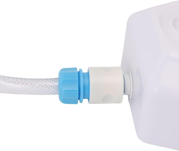 AMONIDA Paw Activated Dog Water Fountain, Outdoor Pet Drinking Dispenser, Large Capacity Water Dispenser with 39.4 Inch Hose, Ideal for Small Medium Large Dogs & Cats