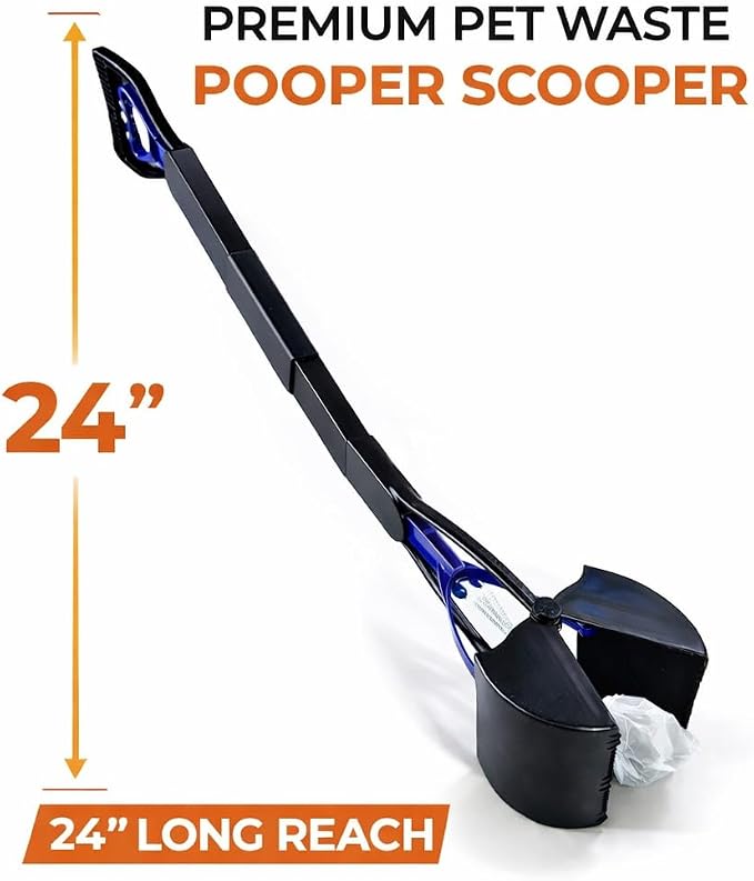 Premium Pet Waste Pooper Scooper Large 24"