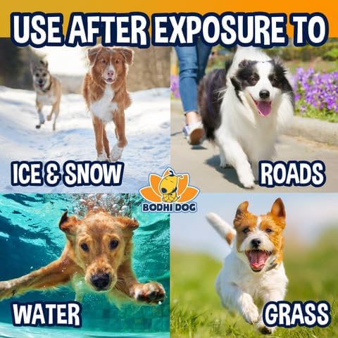 Bodhi Dog Paw Balm - Lick Safe - USDA Organic Paw Butter - Natural Paw Moisturizer Heals Dry, Cracked Paw Pads - Winter Protection - Pet Paw Balm for Dogs & Cats - Better than Paw Cream, Paw Wax (2oz)