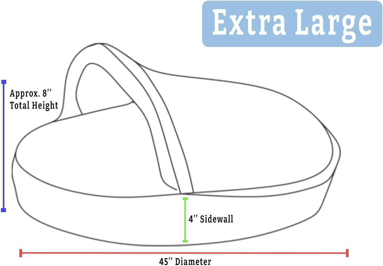 Snoozer Luxury Cozy Cave Pet Bed, Wag Collection, Extra Large - Ramey Oxford