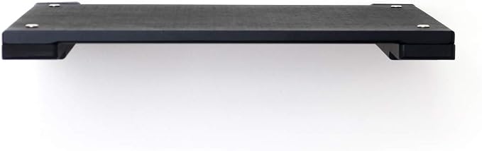 CatastrophiCreations Solid Wood Cat Shelf Handcrafted Wall-Mounted Cat Furniture, Onyx, 18"