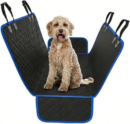Active Pets Blue XL Dog Car Hammock Back Seat Cover, Waterproof Backseat Cover Protector for Truck Bench Rear of Sedans or SUVs, Essential Pet Supplies Vacuum or Wipe Clean, Machine Washable