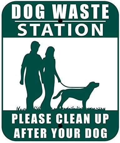 Standard Mini Dog Waste Station/MittN Bag™ System (Matte Green)