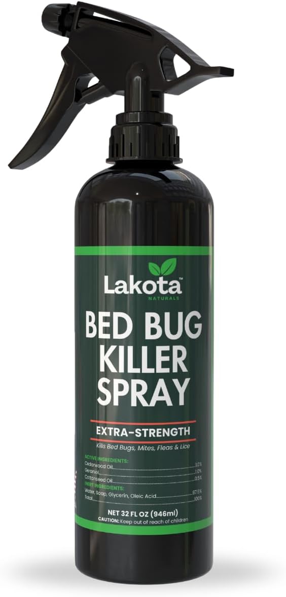 Lakota Naturals Extra-Strength Bed Bug Killer Spray (32 Fl Oz)