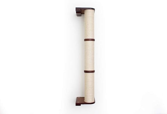 CatastrophiCreations 3-Tier Sisal Climbing Pole, English Chestnut Bamboo, one Size