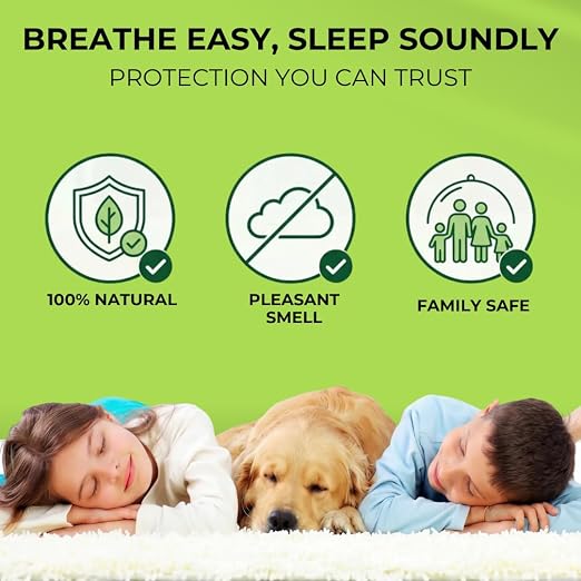 Nature's Dome TSA Approved Travel Bed Bug Spray (3.4 oz) – Natural Bed Bug & Mite Killer, Destroys Eggs on Contact, Non-Staining for Hotel Mattresses & Luggage