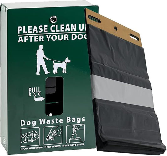 Zero Waste USA Starter Dog Waste Dispenser with 400 Free Bags, Gloss Green