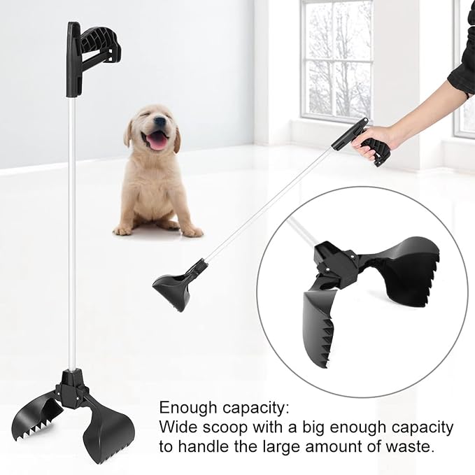 Pooper Scooper for Dogs Heavy Duty, Pet Dog Pooper Scooper for Grass Gravel Pick Up, Pooper Scooper Dog Poop Scooper for Large Dogs Heavy Duty