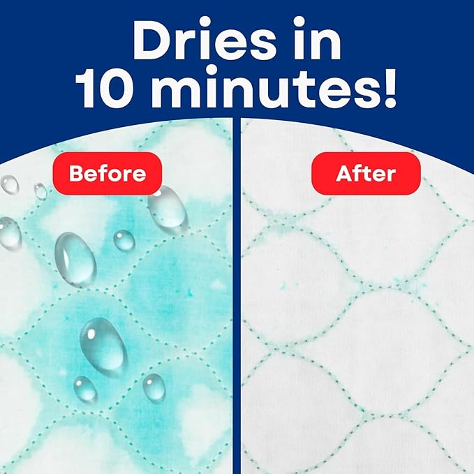 RMS Ultra Soft 4-Layer Washable and Reusable Incontinence Bed Pad - Waterproof Bed Pads, 34"X36"
