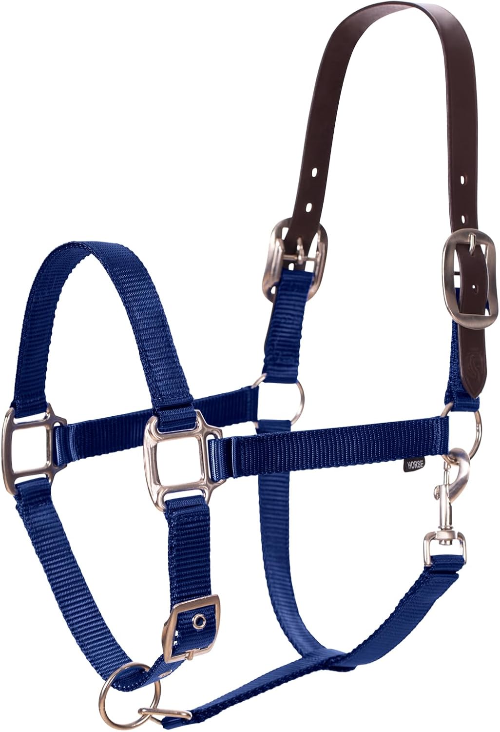 Equinavia Loki Adjustable Breakaway Horse Halter - Navy - Cob