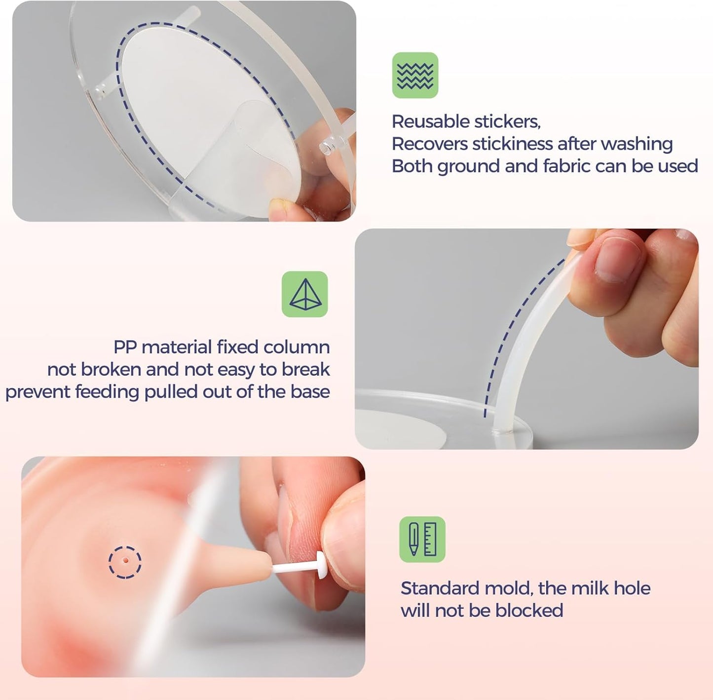 Nursing Nipple for Multiple Kittens, Puppy Feeders for Multiple Puppies with Support Base,Smooth Flow Nipple for Puppies,Ideal Replacement for Kitten Bottle Feeding Kit,400ml Capacity(Pink)