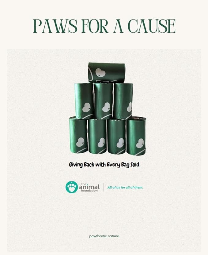 Compostable Dog Poop Bags – 60 Count Value Pack, Extra-Thick 18 Micron, Leak-Proof & Plant-Based, Light Scent, Biodegradable & Eco-Friendly for Dogs & Cats – USA Owned