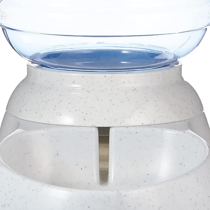 Amazon Basics Gravity Pet Water Dispenser for Cat and Dog, Easy to Clean, 135.3fl.oz Capacity, Small (Pack of 4)