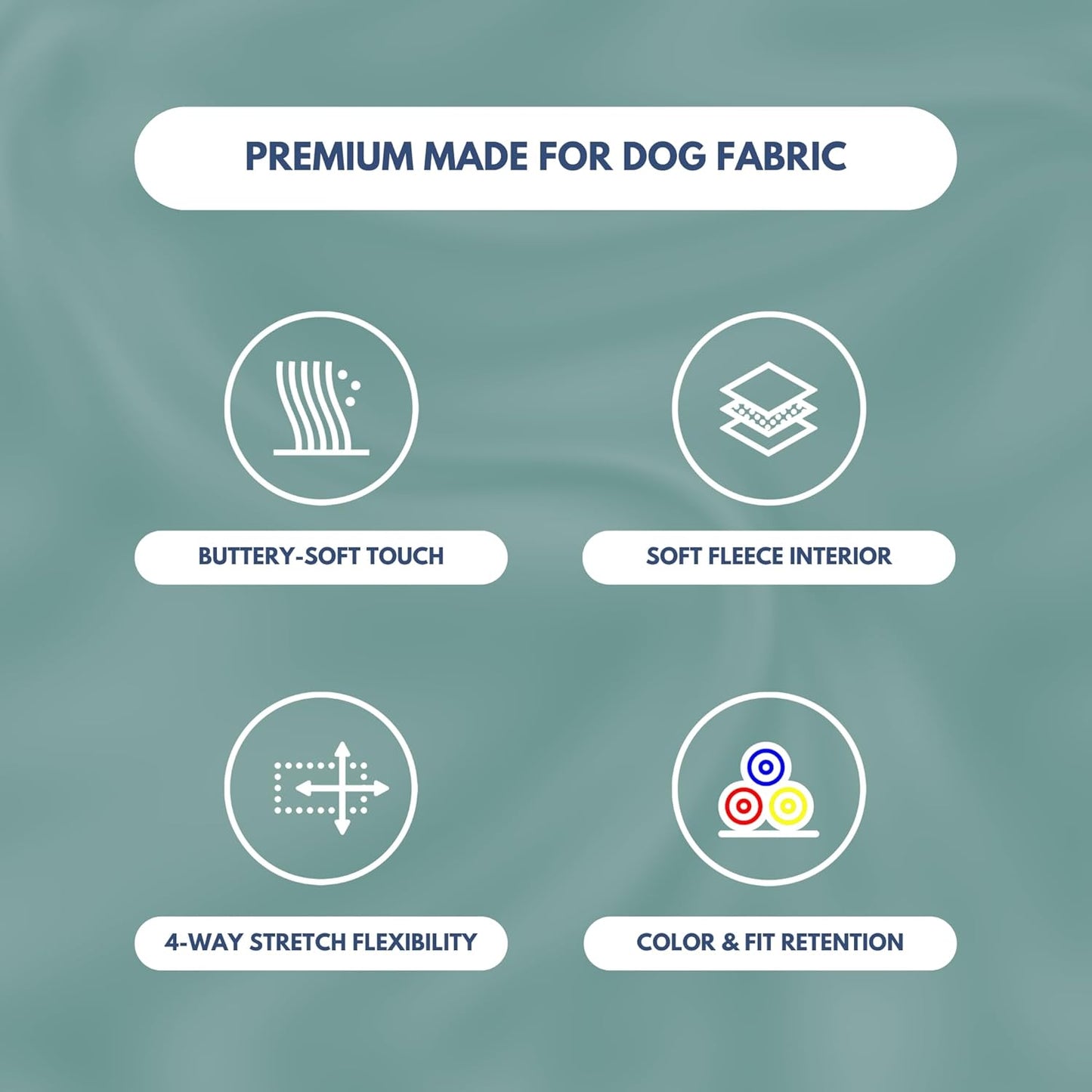 Spark Paws Dog Hoodie – Premium Dog Sweater for Small, Medium, and Large Dogs | Warm Outfits for French Bulldogs, Pitbull, Puppy, Winter Jacket Alternative - Teal - M