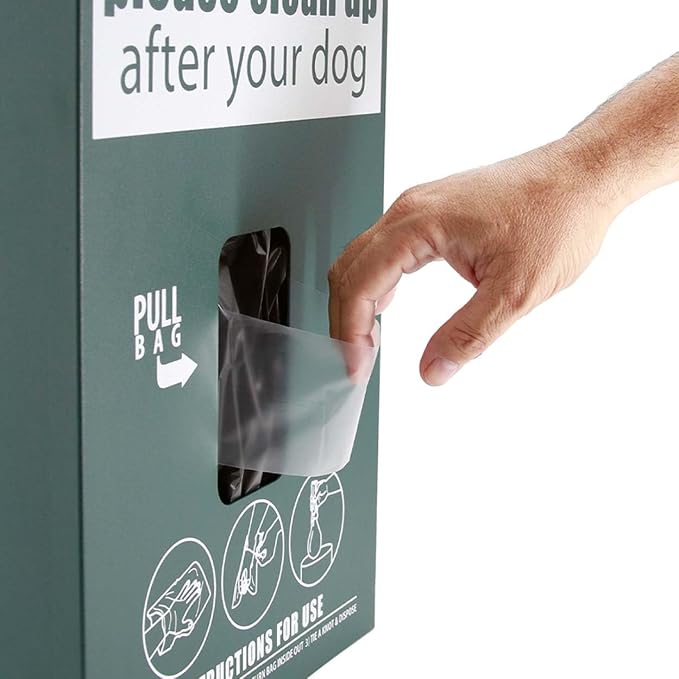 Ultimate™ Dog Waste Station/ONEpul® Header Bag System (Matte Green)
